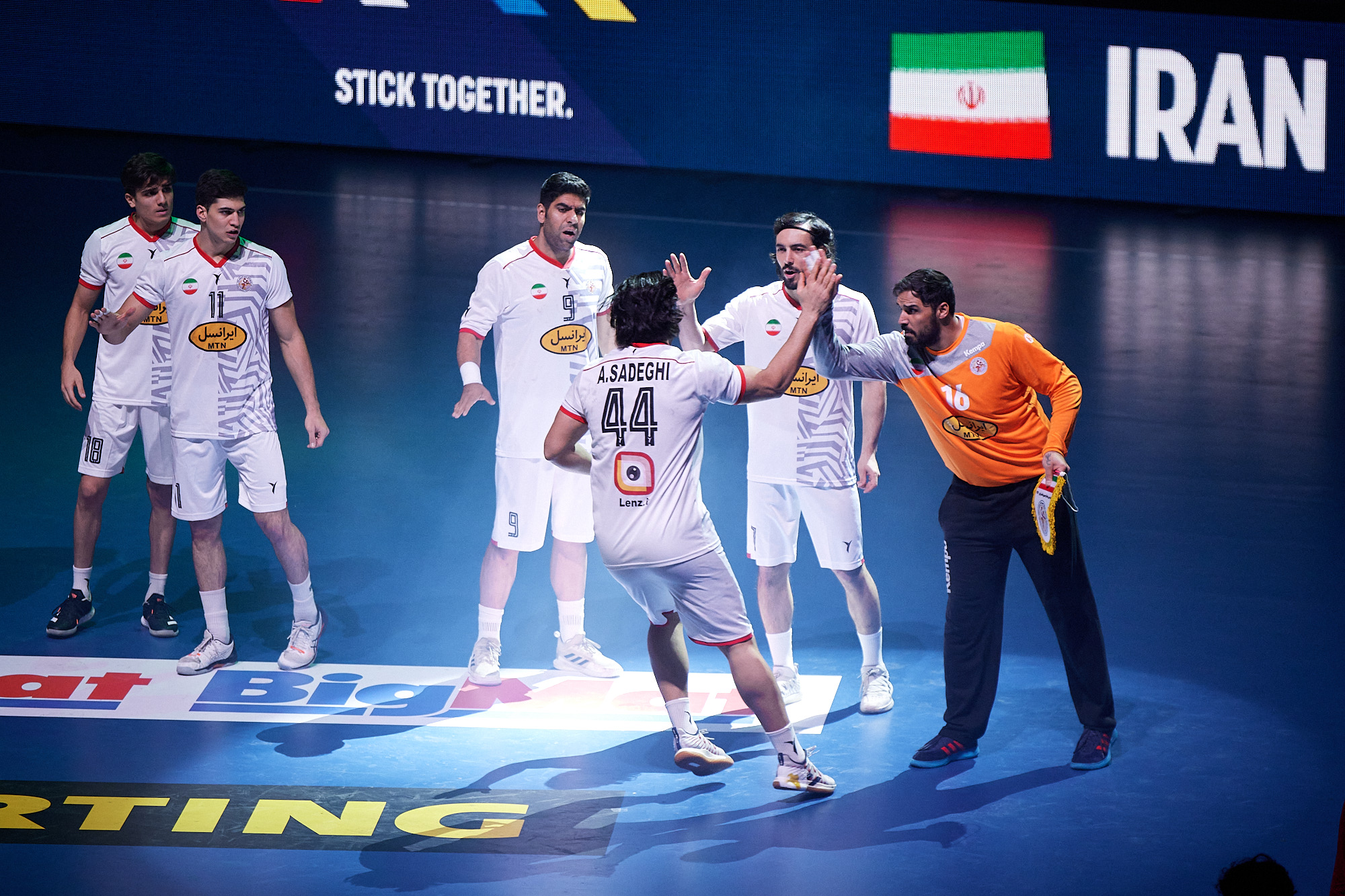 دیدار تیم ملی هندبال مردان ایران مقابل فرانسه در مسابقات قهرمانی جهان ۲۰۲۳