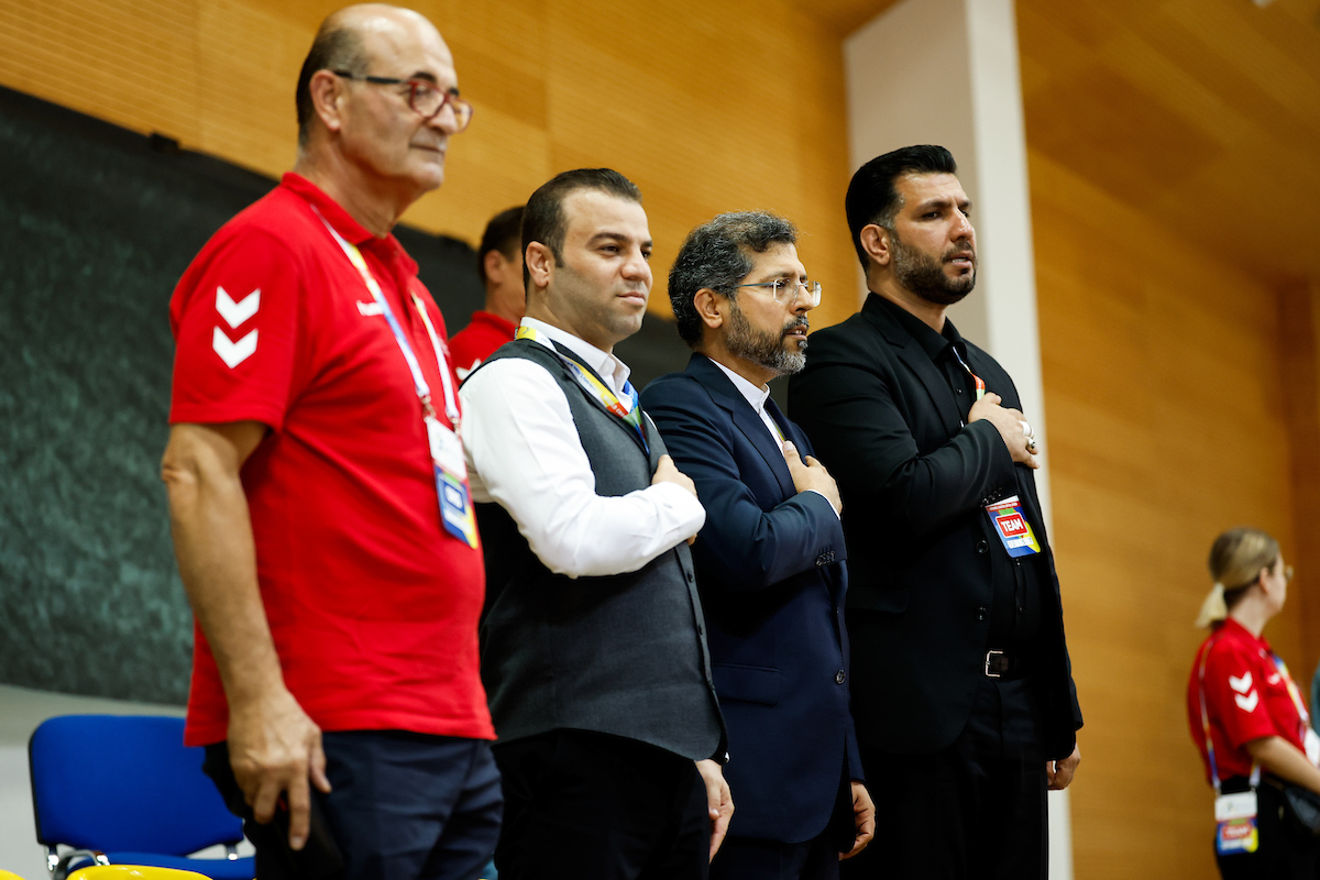 حضور سفیر ایران در محل برگزاری مسابقات هندبال قهرمانی نوجوانان جهان- کرواسی ۲۰۲۳/ عکس
