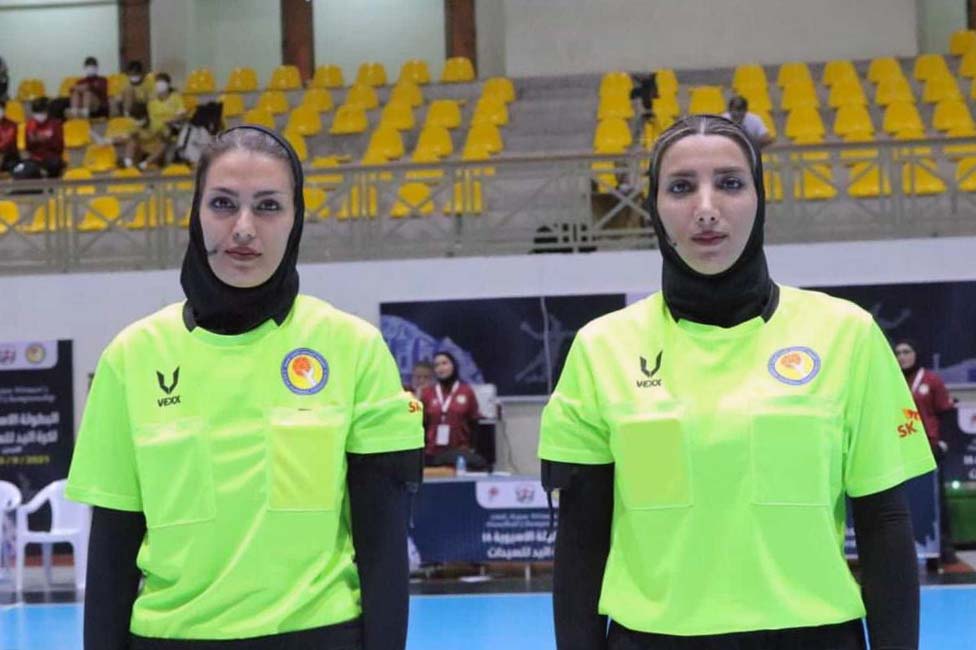 کوبل داوری ایران در مسابقات جوانان دختران آسیا سوت می‌زند