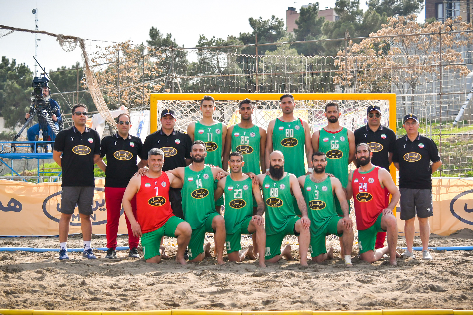 دومین پیروزی هندبال ساحلی بزرگسالان ایران در قهرمانی آسیا