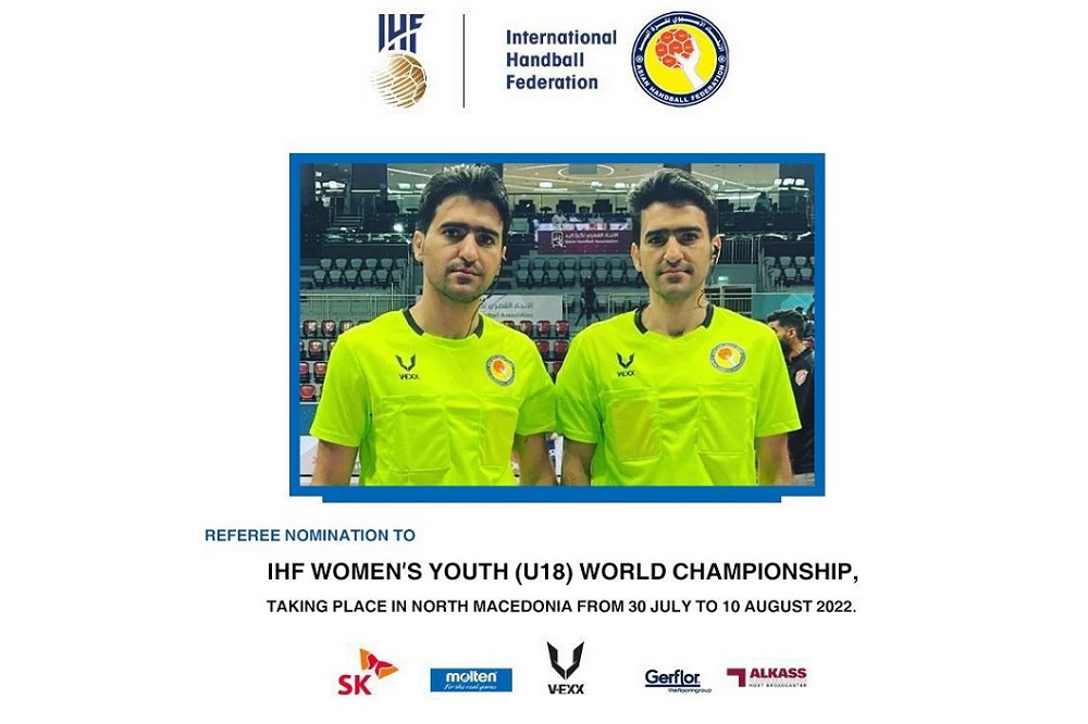 اولین قضاوت کوبل داوری هندبال ایران در قهرمانی نوجوانان جهان
