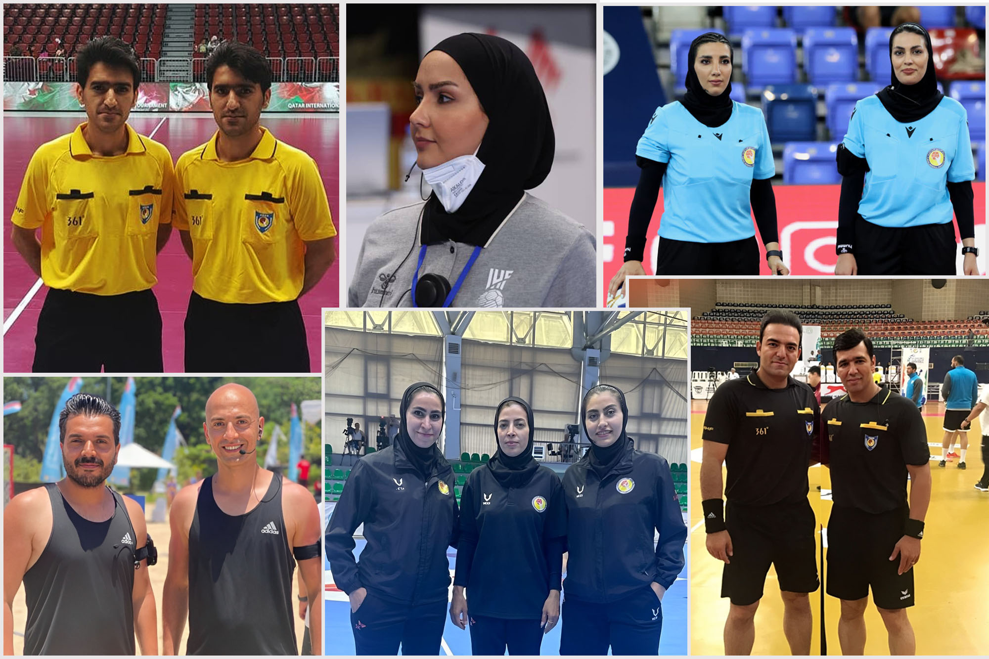 حضور پر قدرت داوران و ناظران شایسته ایرانی در مسابقات آسیایی و‌ جهانی هندبال