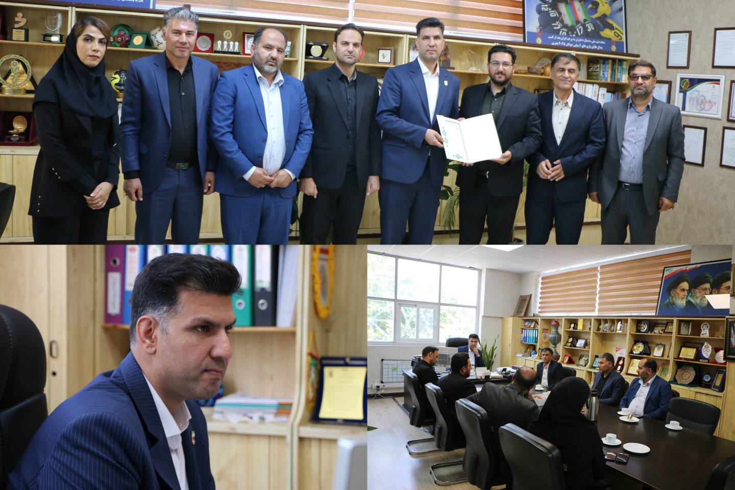 دیدار مسئولین هیات هندبال استان مرکزی با رئیس فدراسیون/ میزبانی اراک از طرح شهاب مورد تقدیر قرار گرفت