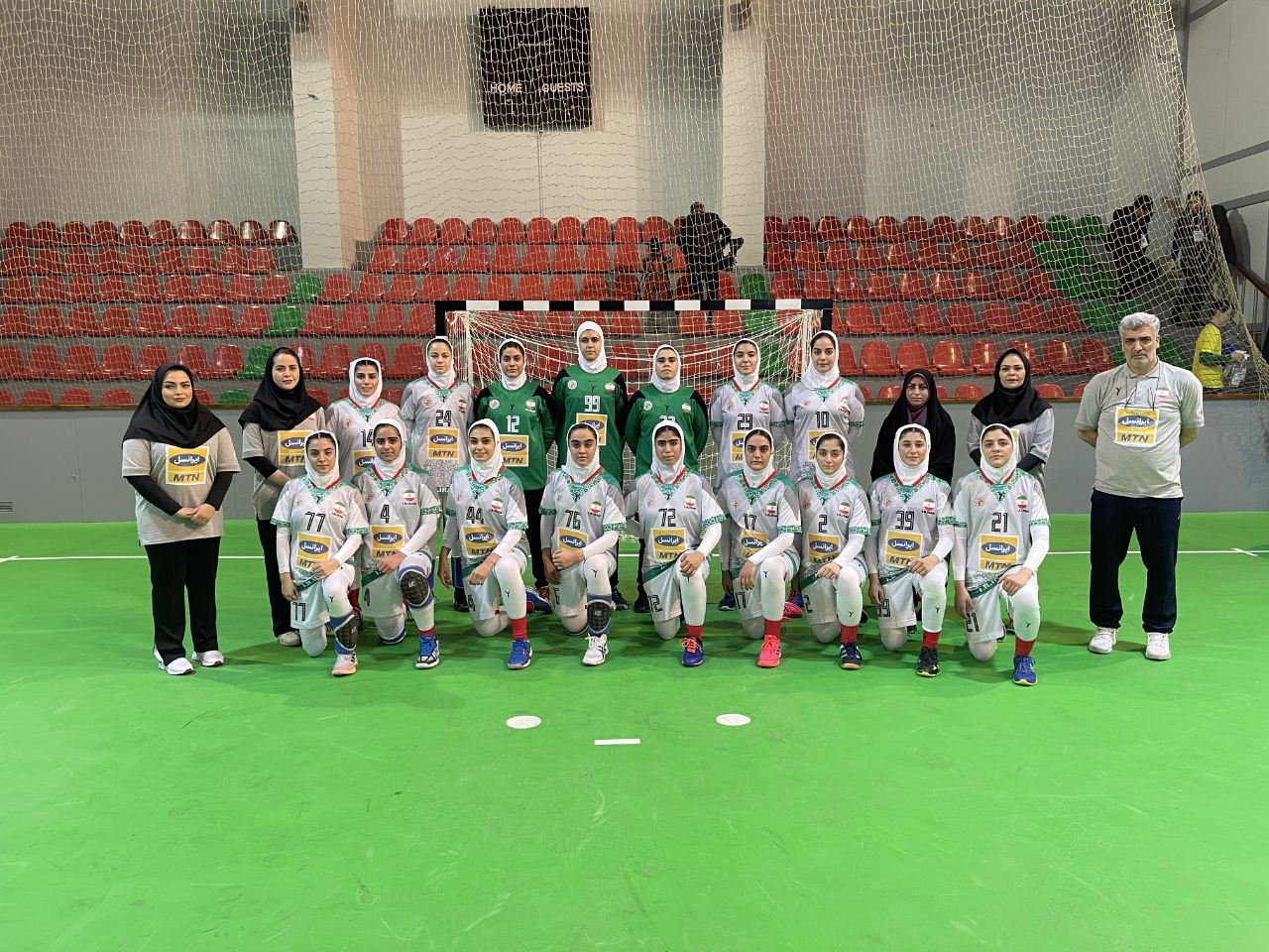 قهرمانی تیم ملی هندبال نوجوانان دختر ایران در مسابقات قهرمانی آسیا/ ویدئو